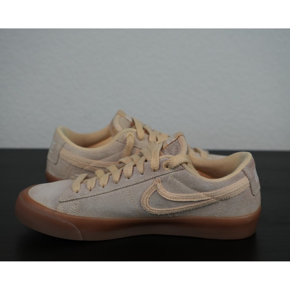 Nike SB Blazer Low GT Grant Taylor Suede Beige Gum Skate Shoes Women's Size 5.5 - Picture 12 of 14